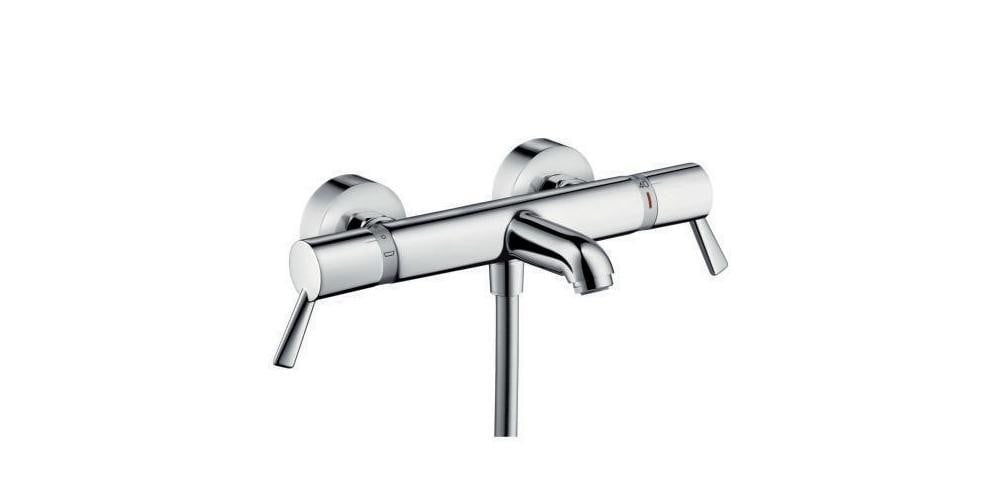 Hansgrohe Ecostat wastafelmengkraan met thermostaat en safety stop, chroom