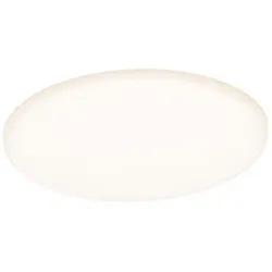 Paulmann LED Einbau-Panel VELUNA VariFit IP44, Rund, Kunststoff satin, Ø 18.5, 17W 3000K 1400lm PAUL-92389