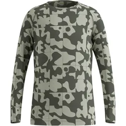 Odlo, Unisex, Funktionsshirt, Adventurer Active Warm Base-Layer-Shirt mit Print (104), Grün