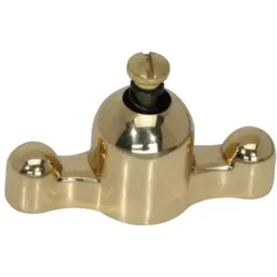 Hager Messingknebel, Serie Glas, IP20, messing glänzend