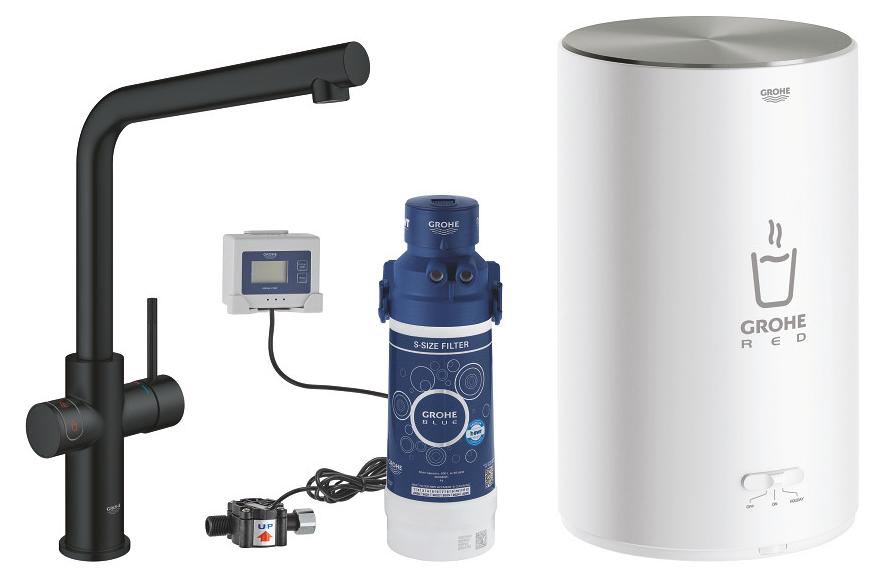 GROHE Red Duo, Standard, Schwarz, Hebelgriffe, Einzelbild, Typ L, Keramik