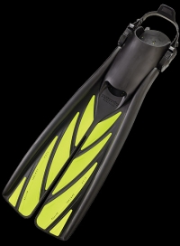 Atomic Aquatics Splitfin (offen) - XLarge- Gelb