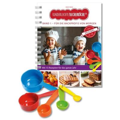 Kinderleichte Becherküche - Für die Backprofis von morgen (Band 1), Set von Birgit Wenz, Becherkueche.de, 978-3-9824549-1-7