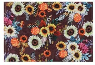 "Laural Home Fall Feathers Placemat Set of 4 - 13"" x 19"""