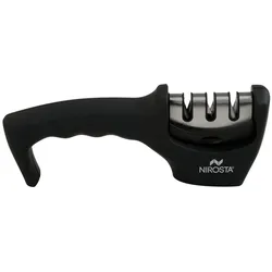 NIROSTA Messerschärfer Quick-Sharp schwarz, silber
