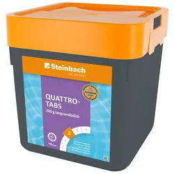Steinbach Quattrotabs | langsamlösliche 200 g Tabletten | 5 kg