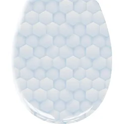 Kleine Wolke WC-Sitz Honey Wasserblau 37x45 cm