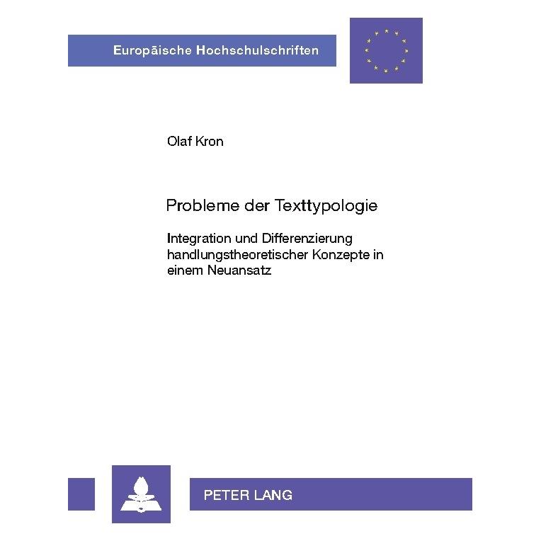 Peter Lang Probleme der Texttypologie (Deutsch, Softcover, Olaf Kron) (56029603)
