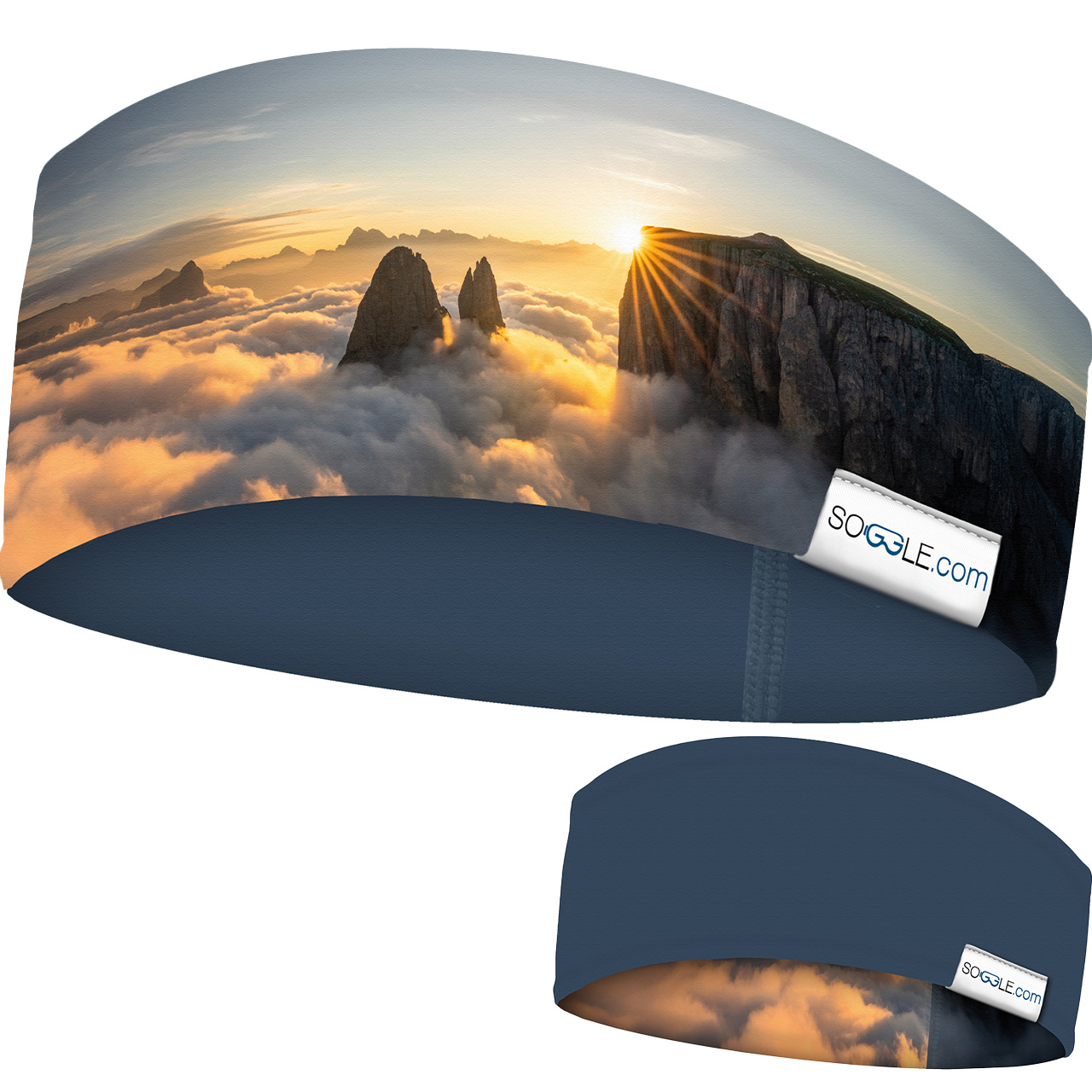 Soggle Stirnband sunlight/smokey blue