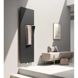 Kermi Design-Heizkörper „Ineo®“ 60 × 140 cm, links in Onyx