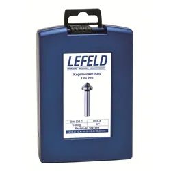 Lefeld Kegelsenker Uni Pro Satz - HSS-E, 90°, Ø 6,3-25,0