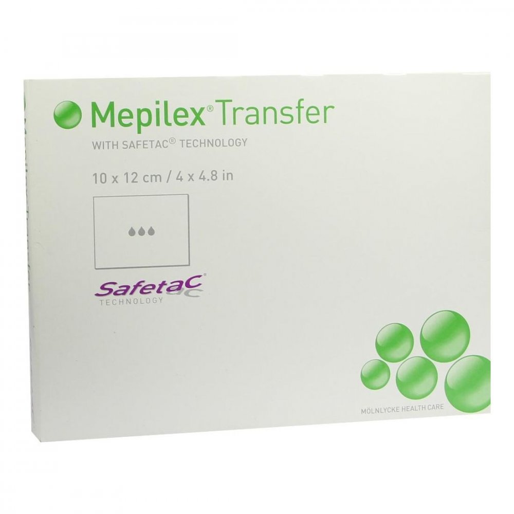 Mölnlycke Health Care GmbH Mepilex Transfer Wundverband 10x12cm 04047932