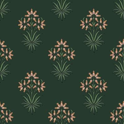 William Morris at Home Hyacinth Flower Forest Wallpaper - N/A