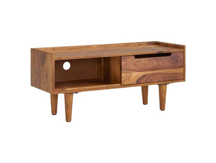 Mid.you Lowboard, Sheesham, Holz, Sheesham, massiv, 95x44x34 cm, stehend, handgemacht, Holzmöbel, Kleinmöbel Holz, Holzkommoden, Lowboards Holz