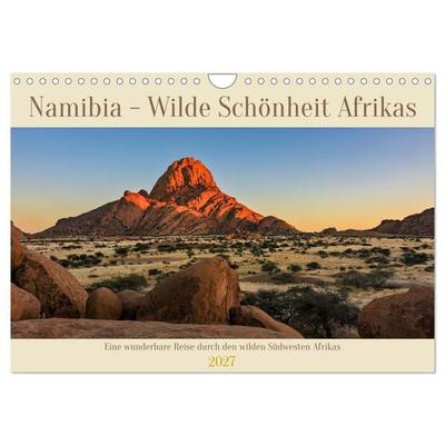 Namibia - Wilde Schönheit Afrikas (Wandkalender 2027 DIN A4 quer), CALVENDO Monatskalender