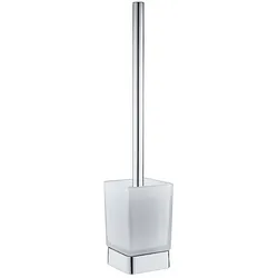 Brillantbad BOLO WC-Bürstengarnitur hängend Messing Glas Chrom poliert 83x390x93 mm für Bad & WC >> zum Bohren