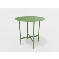 BETA Beistelltisch rund Small RAL 6011 resedagrün