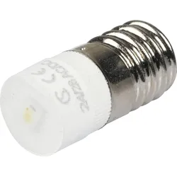 MWCE 22649 - Reflektor-LED, E10, weiß, 24 V, 1250 mcd, Ø9,7 mm, 160°