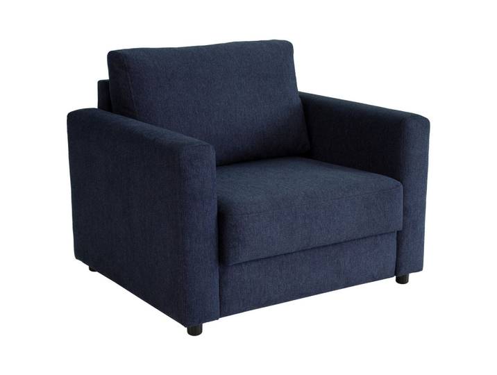 Xora Schlafsessel, Dunkelblau, 104x85x90 cm, Wohnzimmer, Sofas & Couches, Schlafsofas, Schlafsessel