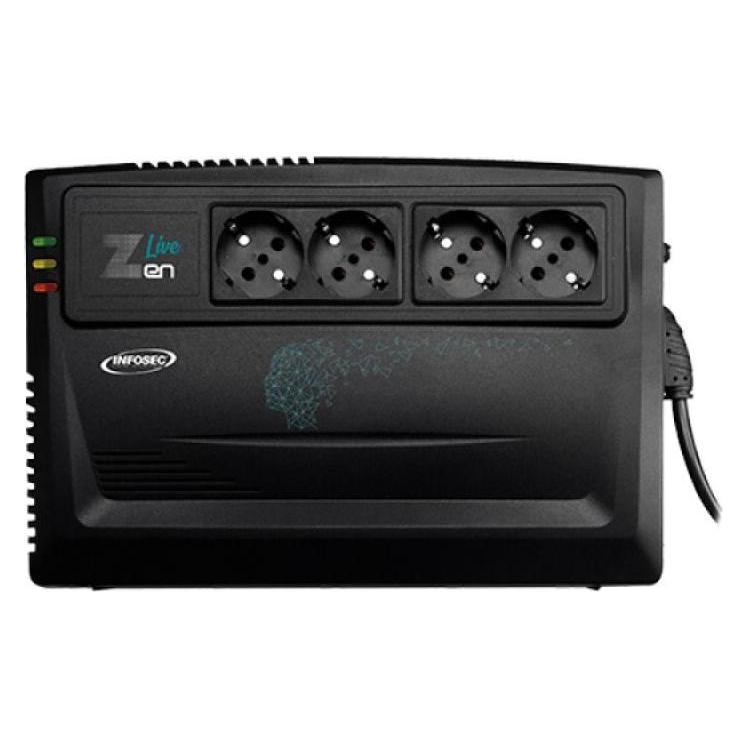 Infosec compatible ZEN LIVE 1000 (600 W, Line-Interaktiv USV) (66084)