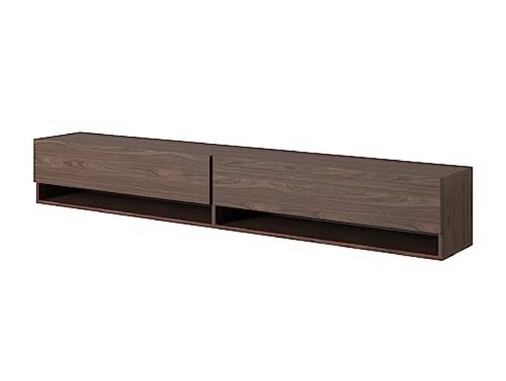 Selsey TV kast Board Sideboard TV tafel TV kast 200 cm hangend walnoot Mirrgo