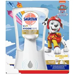 Sensorspender für Seife Sagrotan NoTouch Kids Kamille berührungsloser Seifenspender mit 250 ml Hygieneseife