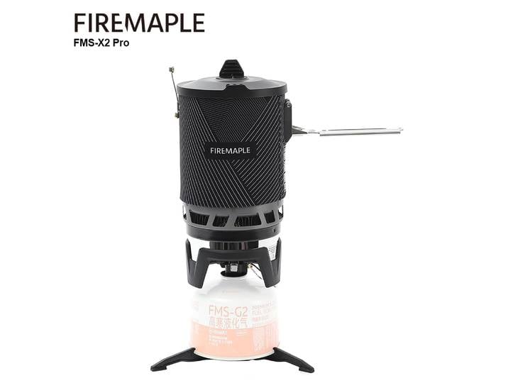 Fire-Maple FMS-X2 PRO Système de cuisson Brûleur à gaz avec Piezo VILLE Camping tout-en-un Cuisinière à gaz coupe-vent extérieure 2200W 1L
