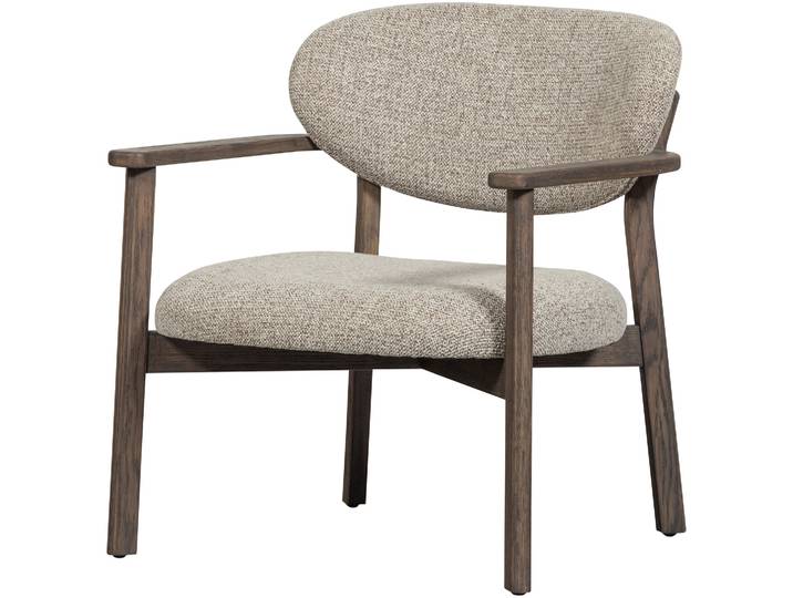 Tchibo - Woood Sessel »Udar« mit Holzrahmen - 68x75x76cm - braun -