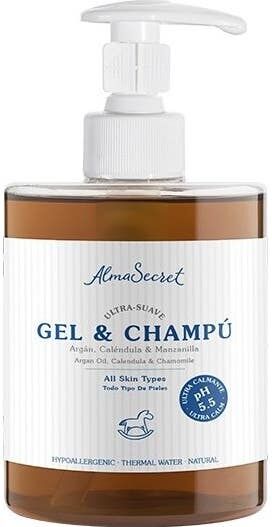 Alma Secret gel-Champú Suave Argán, Caléndula & Manzanilla 500 ml