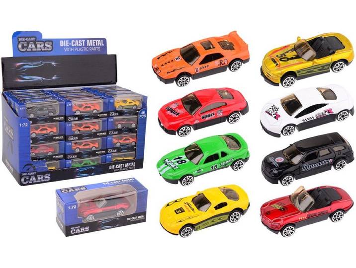 48 Super Cars - die-cast auto set - 48 stuks (set van 48)
