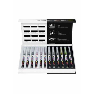 KARIN Marker PIGMENT decobrush Grey Colors Collection, 12er Set