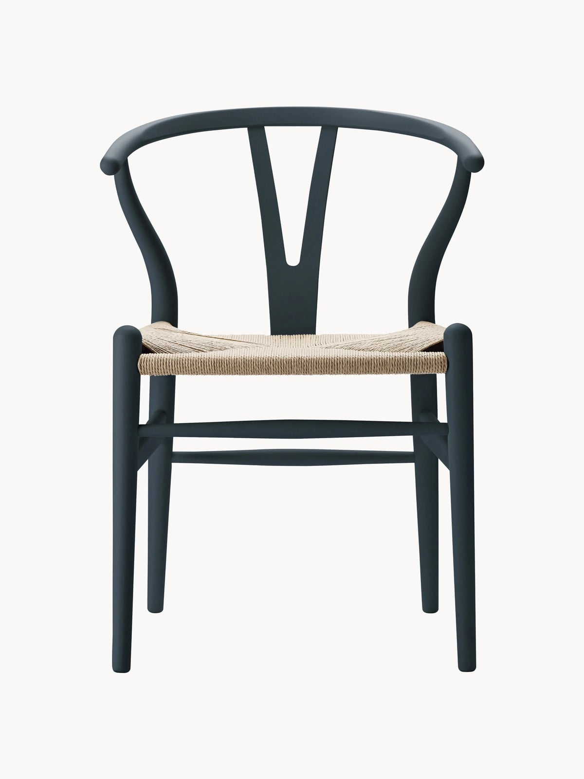 Carl Hansen & Søn CH24 Wishbone Chair met armleuningen en handgevlochten zitvlak