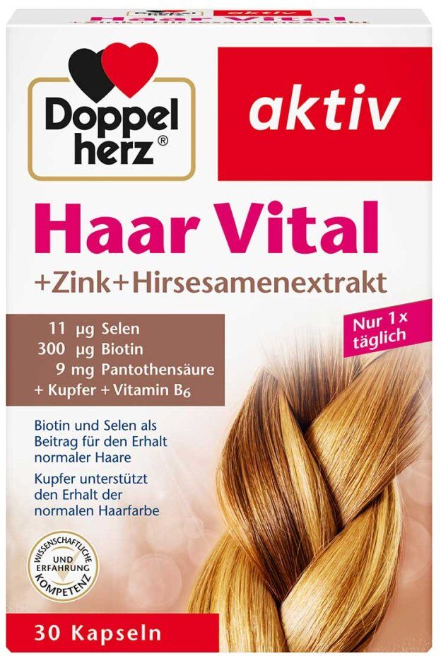 Doppelherz Haar Vital+Zink+Hirse Kapseln
