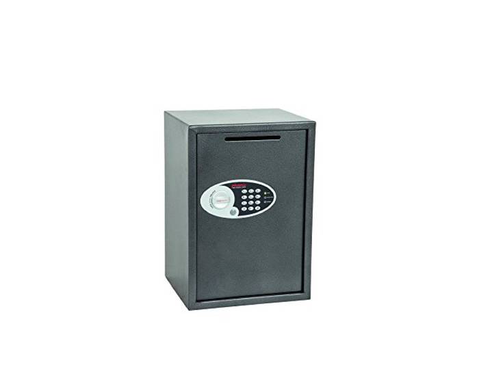 Phoenix Vela SS0804ED Deposit Home & Office Coffre-fort avec serrure à code électronique Gris graphite (grand)