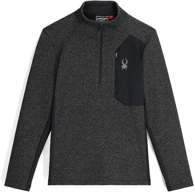 SPYDER Herren Pullover mit 1/2 Zip BANDIT grau   S M