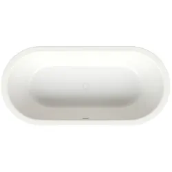 Bette BetteStarlet Flair Oval Badewanne 8775-440PLUS Glasur, snow, 188x88x42cm