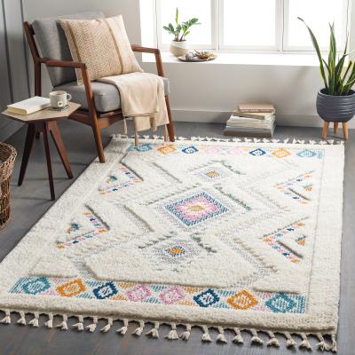 Teppich LIVABLISS "DURANGO", bunt (elfenbein), B:200cm H:34,8mm L:275cm, Polypropylen, Teppiche, Teppich