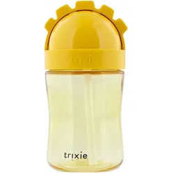 Trixie Baby, Kindergeschirr + Kinderbesteck, Trinkbecher mit Strohhalm Löwe