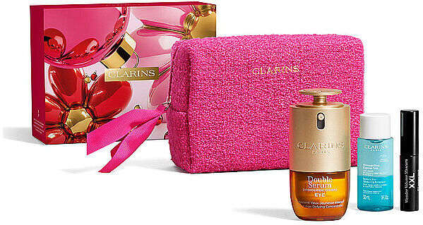 Clarins Geschenkset - Double Serum Eye Holiday Season Set 30ml / 20ml / 3ml EG