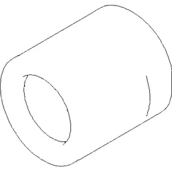 Dornbracht Anschluss-Mutter chrom 092310048-00 33 x 34 mm Chrom