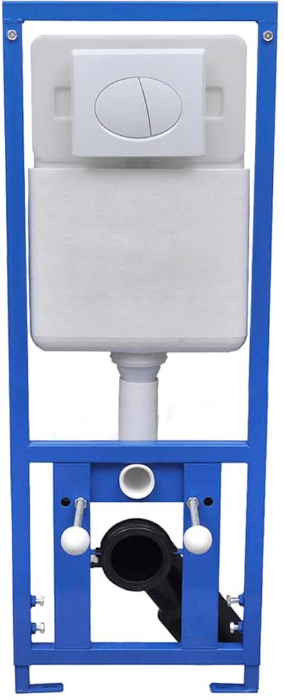 vidaXL Réservoir encastré pour WC suspendu 11 L 41x14x(110-125) cm