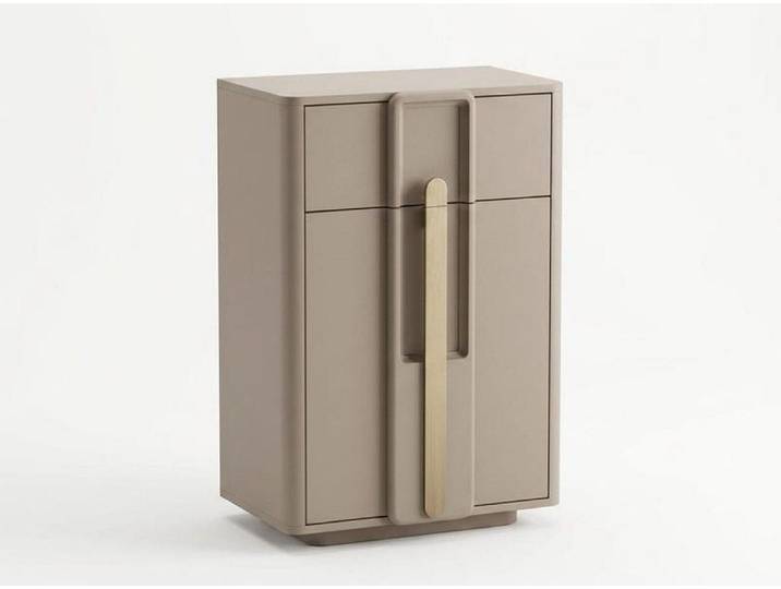 JVmoebel Kombikommode Kommode Bequem geräumig schön Schubladen beige modern