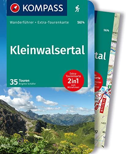 Brigitte Schäfer - KOMPASS Wanderführer Kleinwalsertal, 35 Touren: mit Extra-Tourenkarte, GPX-Daten zum Download - Preis vom 09.10.2026 07:28:09 h