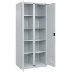 CP Wäschespind »Classic Plus zueinander zuschlagende Türen Korpus lichtgrau« Drehri grau, 80x185x50 cm
