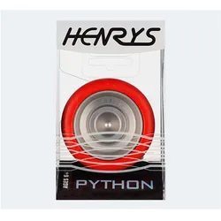 Henrys A00060-03 Yo Python Bind, Profi Jo mit Silber eloxierten Naben, JoJo mit Responsesystem Gecko