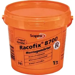 Montagemörtel Racofix® 8700 1:3 Raumteile (Wasser/Mörtel) 1kg Eimer SOPRO
