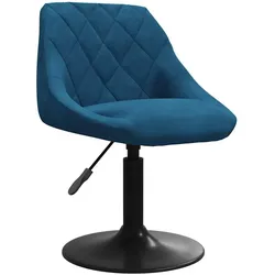 vidaXL Esszimmerstuhl Blau Samt