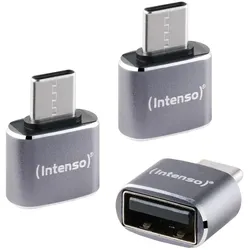 Intenso USB Adapter A480C - USB-A zu USB-C (3er Pack)