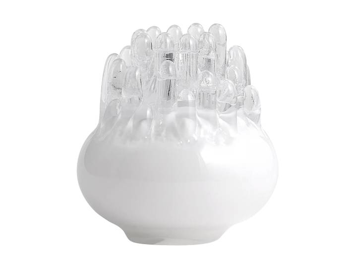 Kosta Boda Bougeoir Polar 200 mm Blanc