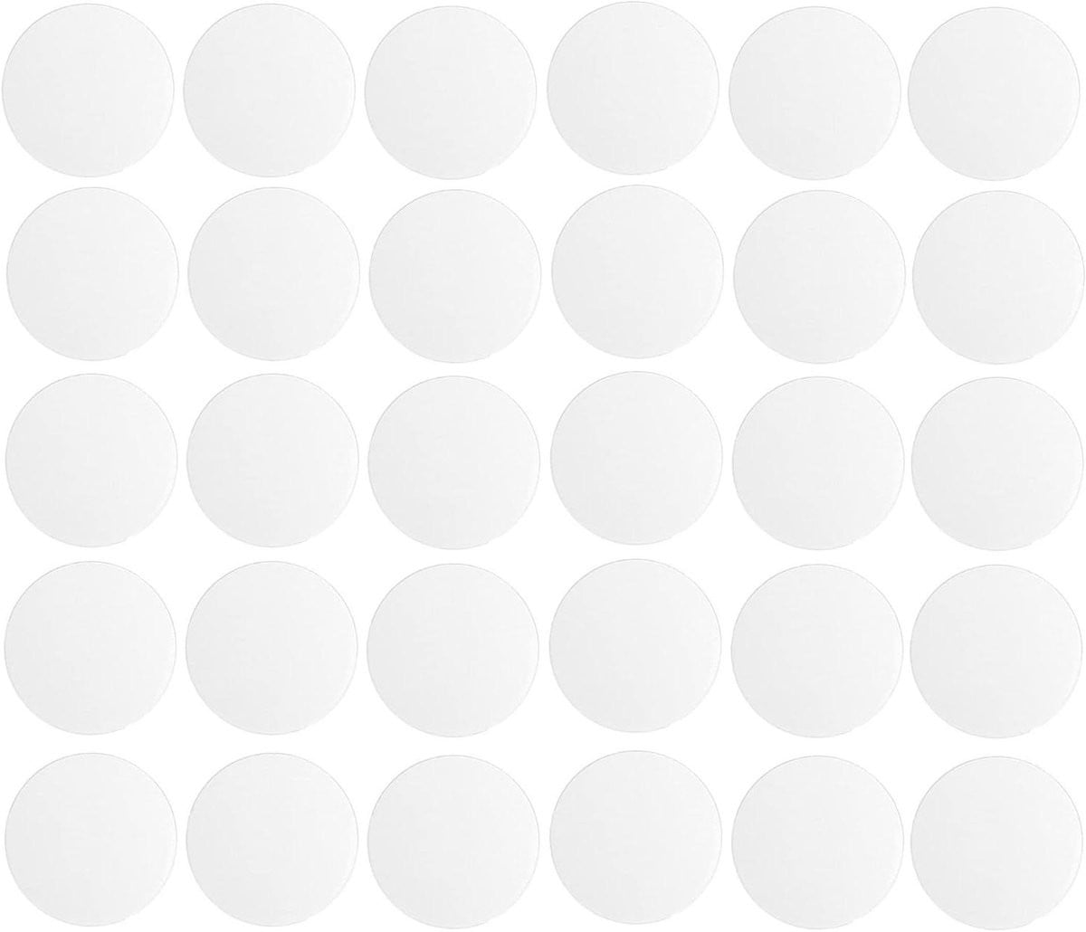 30 stuks zelfklevende ronde schroefafdekkingen wit voor het afwerken van meubels